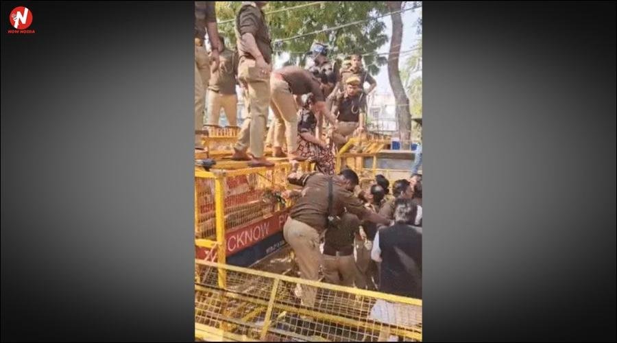 लखनऊ में विधानसभा घेराव से पहले कांग्रेस के 200 से अधिक नेता व कार्यकर्ता हाउस अरेस्ट, मनरेगा व शंकराचार्य मुद्दे पर किया था आंदोलन का एलान