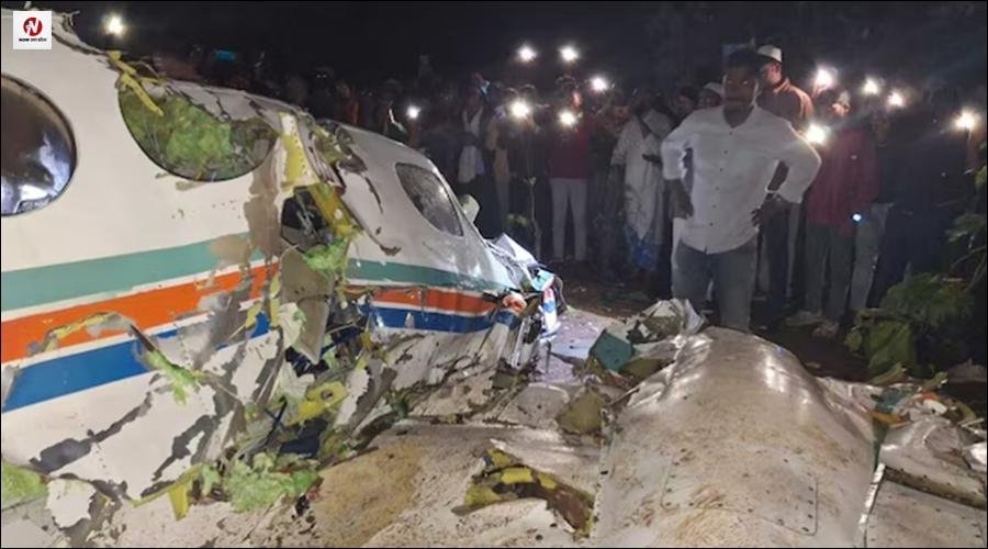 देश में एक और बड़ा हादसा, अब एयर एंबुलेंस क्रैश, 7 लोगों की मौत, रांची से दिल्ली जा रहा था विमान