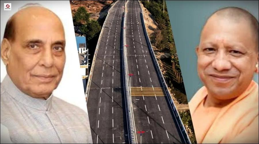 लखनऊ में रक्षामंत्री राजनाथ सिंह ने किया ग्रीन कॉरिडोर का लोकार्पण, रिकॉर्ड समय में काम पूरा करने वाले श्रमिकों को किया सम्मानित, लाखों लोगों को मिलेगा फायदा