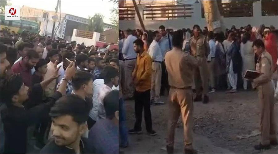 नोएडा में वेतन बढ़ोतरी का मुद्दा राजधानी तक पहुंचा, लखनऊ में मदरसन सूमी कंपनी के कर्मचारियों ने किया प्रदर्शन