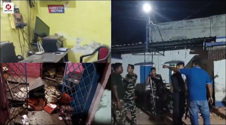 बंगाल में बवाल! पुलिस चौकी में तोड़फोड़ व पथराव, पुलिस ने आंसू गैस के गोले छोड़े, लाउडस्पीकर की आवाज कम करने के निर्देश के बाद हंगामा